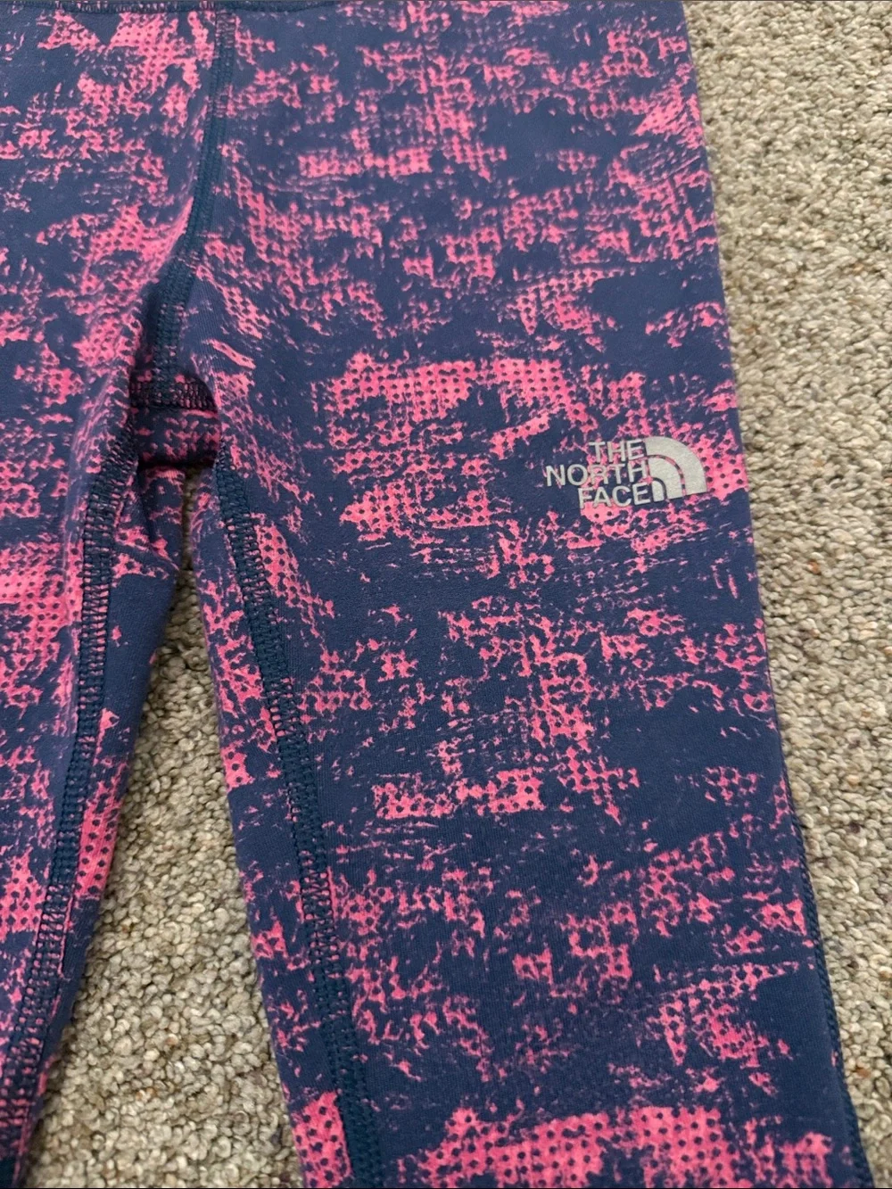 The North Face Girls' Pulse Capris pink/Navy size 6